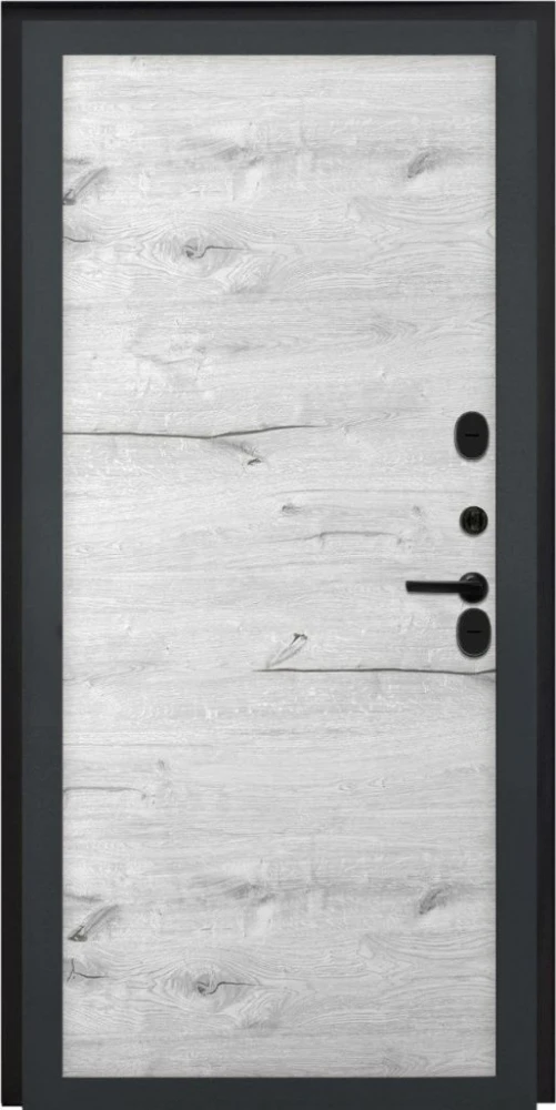 Входная дверь ДвериПРО Модель L-48 Без фрезеровки Дуб арктик горизонт DPRO200477 внутренняя сторона